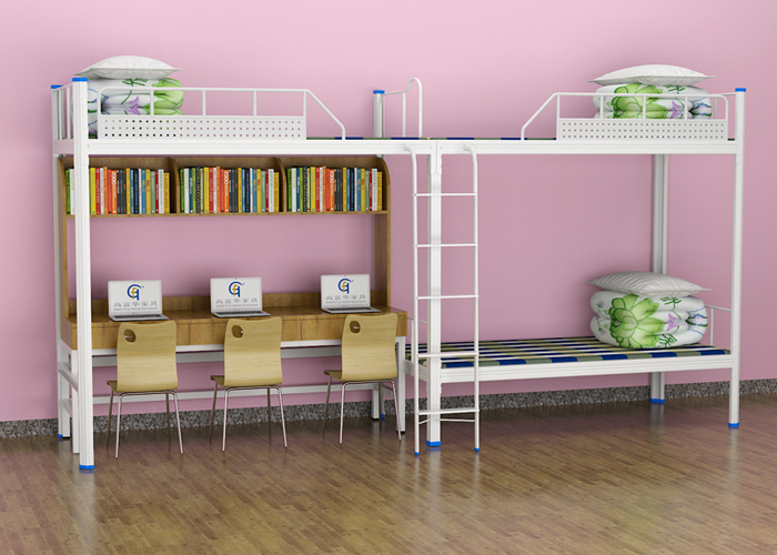 宿舍上下鋪鐵床批發(fā)：學(xué)生床價(jià)格實(shí)惠，品質(zhì)保證，質(zhì)量無(wú)憂