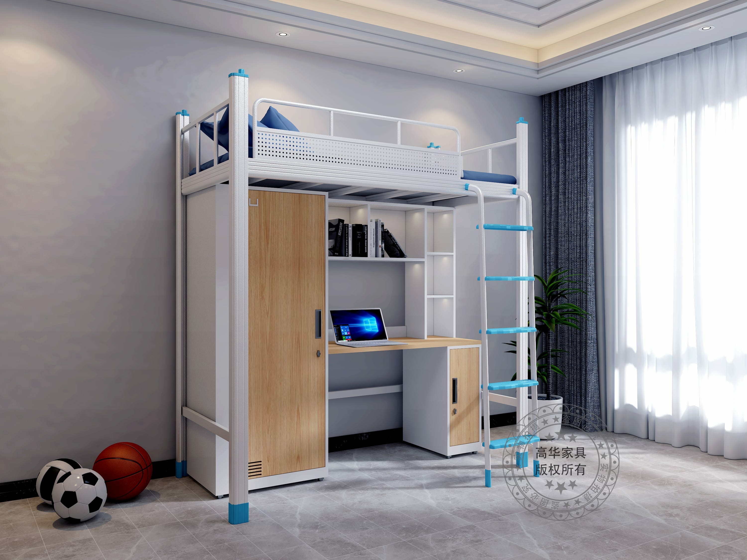 學(xué)生公寓床-GH-G-004