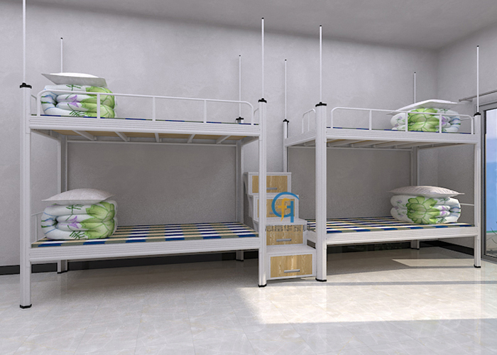 人性化安全理念設(shè)計(jì)的學(xué)校宿舍雙層鐵床 人性化安全理念設(shè)計(jì)的學(xué)校宿舍雙層鐵床