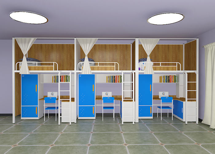 這款學(xué)生宿舍鋼制公寓床設(shè)計(jì)那么時(shí)尚且功能齊全應(yīng)該要好多錢吧？