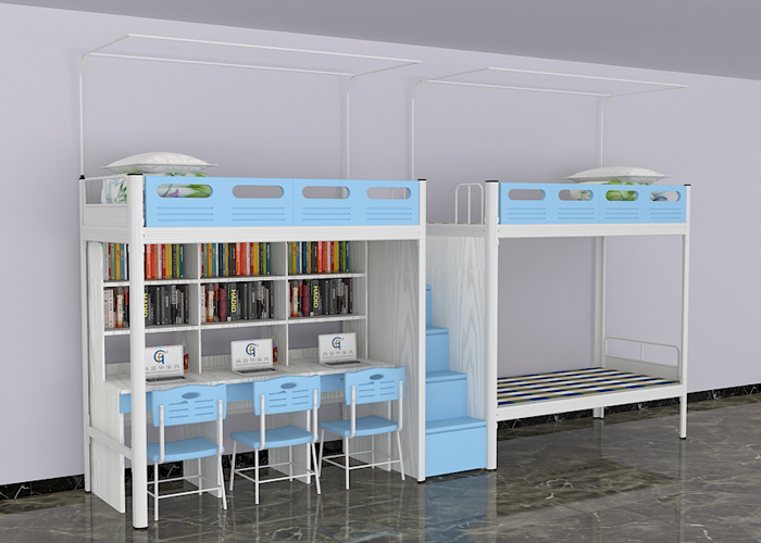 想要安全環(huán)保穩(wěn)固的學(xué)生公寓床么？來這家學(xué)校公寓床廠家看看吧