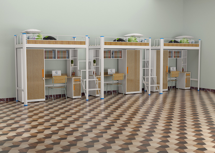 網購組合公寓床，選靠譜的寢室公寓床廠家